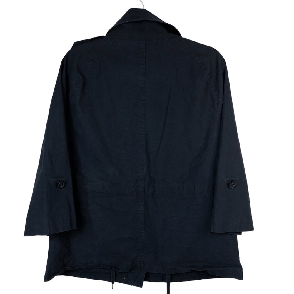 Nautica Women’s Jacket Coat Raglan Sleeve Lined Drawstring Waist Cargo Style - Picture 2 of 10
